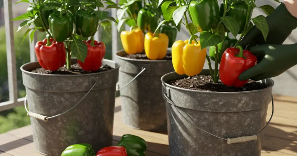 Grow Buckets Full of Bursting Bell Peppers: An Easy Guide