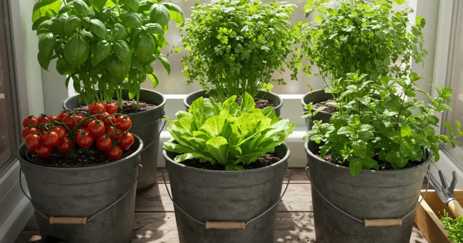 5 Foods You Can Grow In Buckets All Year